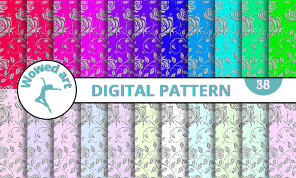 Download White Glitter Rose Digital Pattern - White glitter Collection