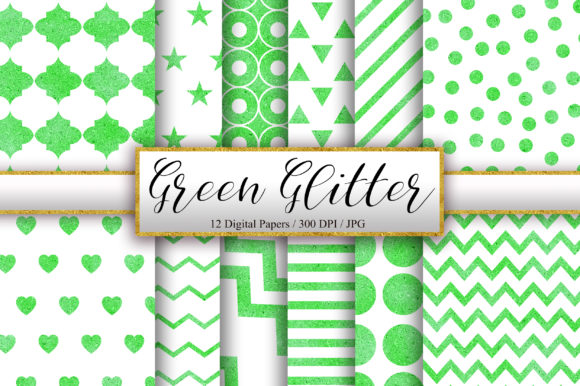 Download Green and White Glitter Background - White glitter Collection