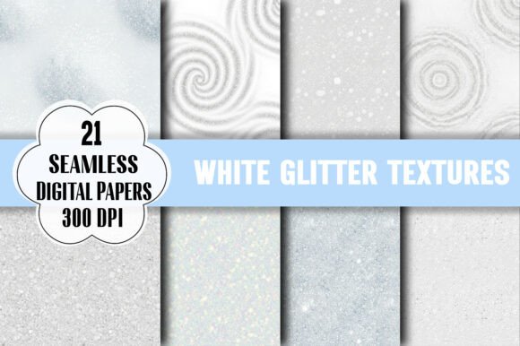 Download White Glitter Textures Pattern - White glitter Collection