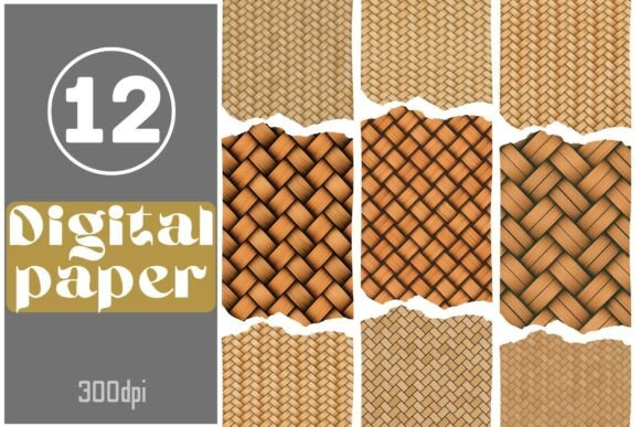 Download Brown Woven Texture Paper Pack - Premium Resources