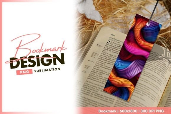 Download Colorful Woven Texture Bookmark - Premium Resources